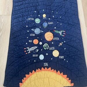Pottery Barn Kids Space Toddler Quilt